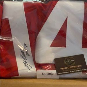 YA Tittle 49ers Autographed Jersey